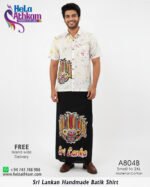 yaka batik shirt sarong handmade bathik