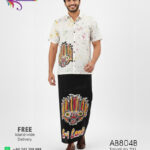 yaka batik shirt sarong handmade bathik