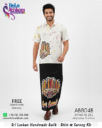 yaka batik shirt sarong handmade bathik
