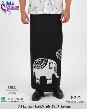 batik sarong elephant handmade bathik