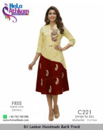 batik frock handmade bathik