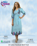 batik frock ladies handmade bathik