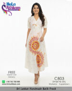 batik frock handmade bathik