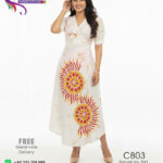 batik frock handmade bathik