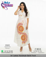 batik frock handmade bathik