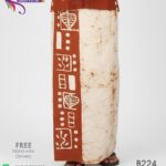 batik sarong rusty brown handmade bathik