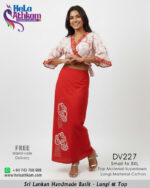 batik lungi kit red raktha bathik