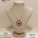 coconut shell fiber handmade necklace