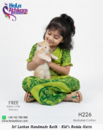 batik redda hatte half saree handmade bathik