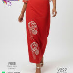 batik lungi kit red raktha bathik