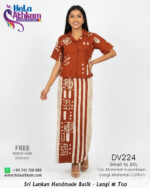 batik lungi handmade bathik red brown