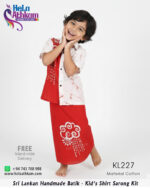 batik kids shirt sarong handmade bathik
