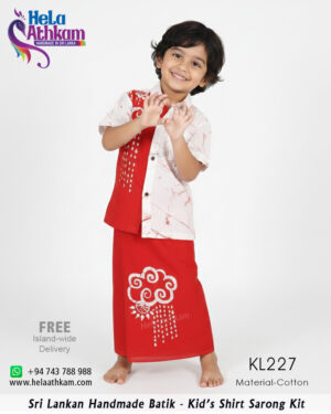 batik kids shirt sarong handmade bathik