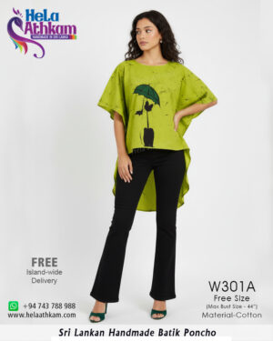 batik poncho handmade bathik