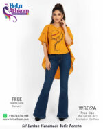 batik poncho handmade bathik