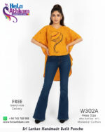 batik poncho handmade bathik