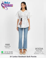 batik poncho handmade bathik