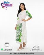 batik frock handmade bathik