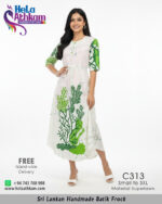 batik frock handmade bathik