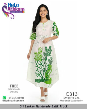 batik frock handmade bathik