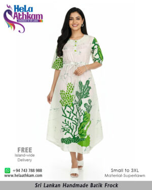 batik frock handmade bathik