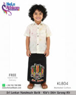 batik kids shirt & sarong kit handmade bathik