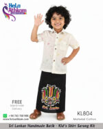 batik kids shirt & sarong kit handmade bathik