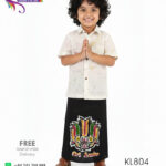 batik kids shirt & sarong kit handmade bathik