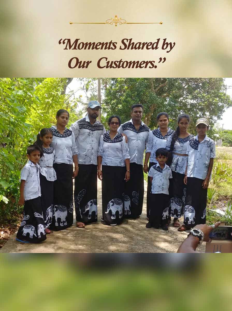 Another_Happy_Customer_Moment Happy family moment with black and white batik family kit shared by a customer.
