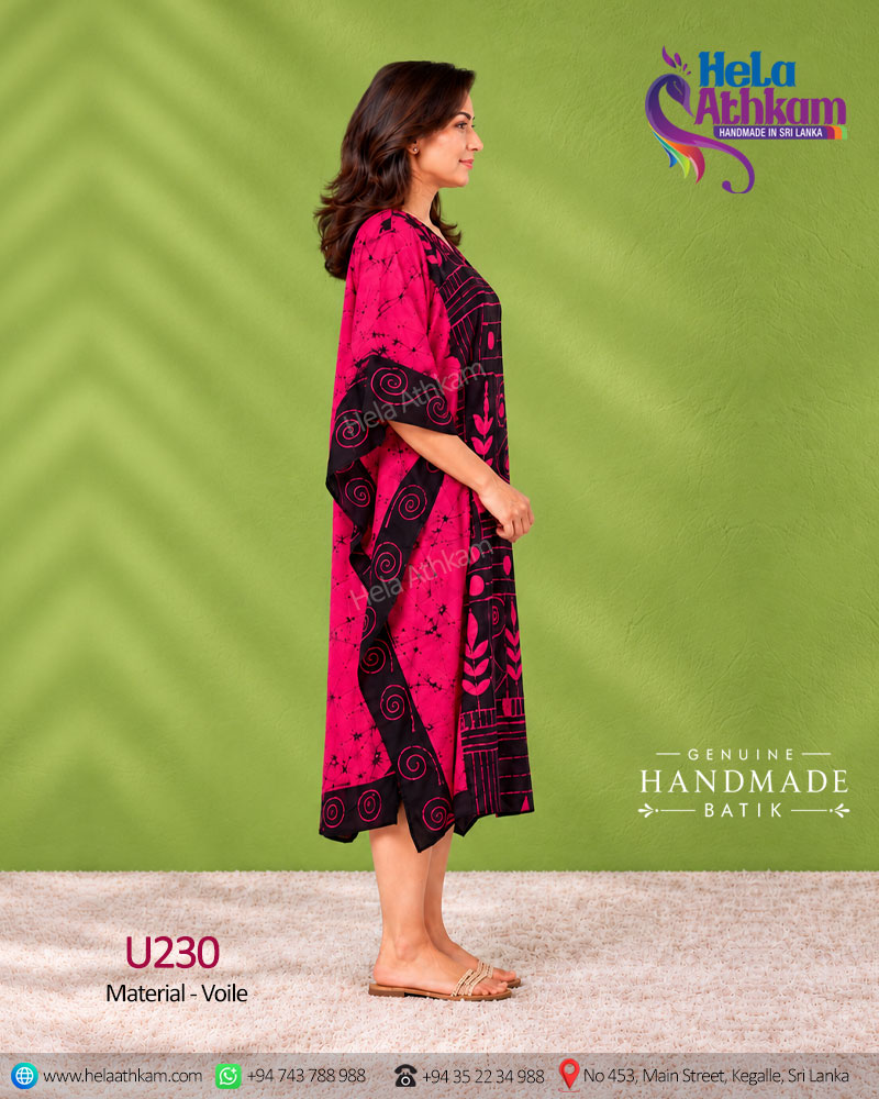 Handmade Batik Kaftan - U230 - Image 5